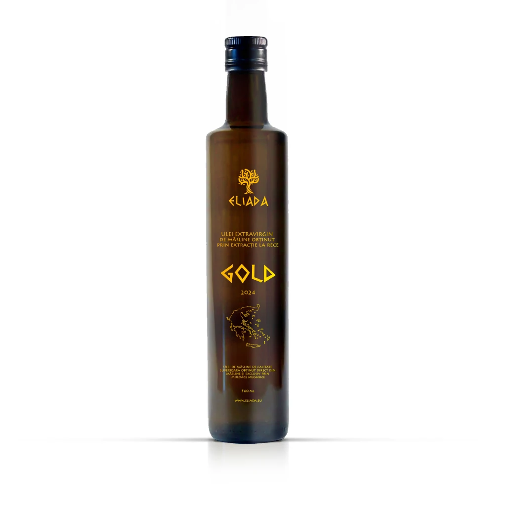 Ulei de măsline extravirgin Eliada Gold — medaliat internațional